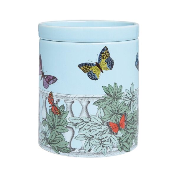 Fornasetti Nel Mentre Large Scented Candle Farfalle e Balaustra — Giardino Segreto