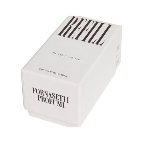 Fornasetti Set of 2 Scented Candle Refills — Al Buio / Sul Tardi