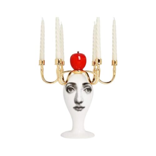 Fornasetti Sul Tardi Candlestick Peccato Originale — Frutto Proibito