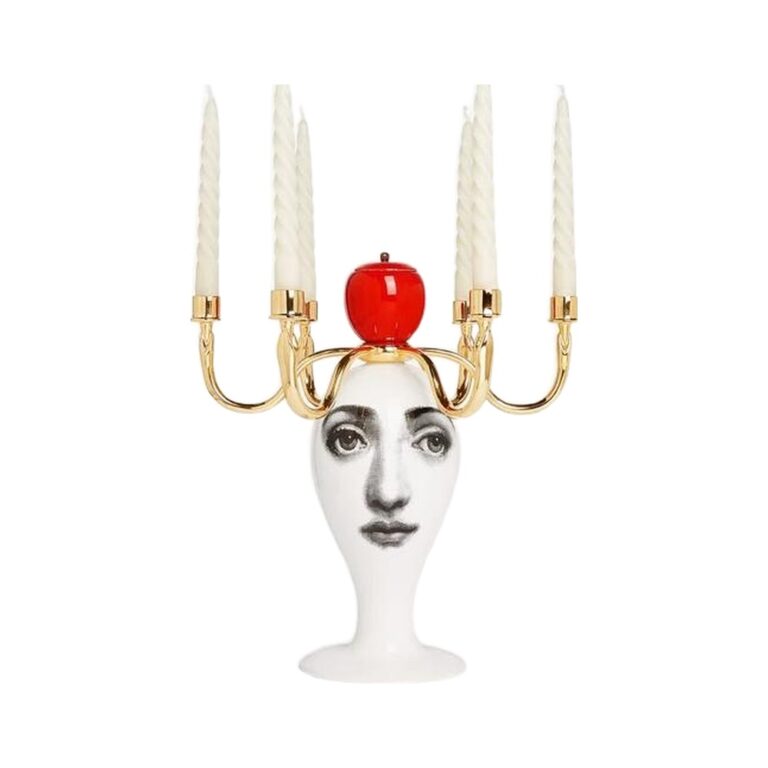 Fornasetti Sul Tardi Candlestick Peccato Originale — Frutto Proibito