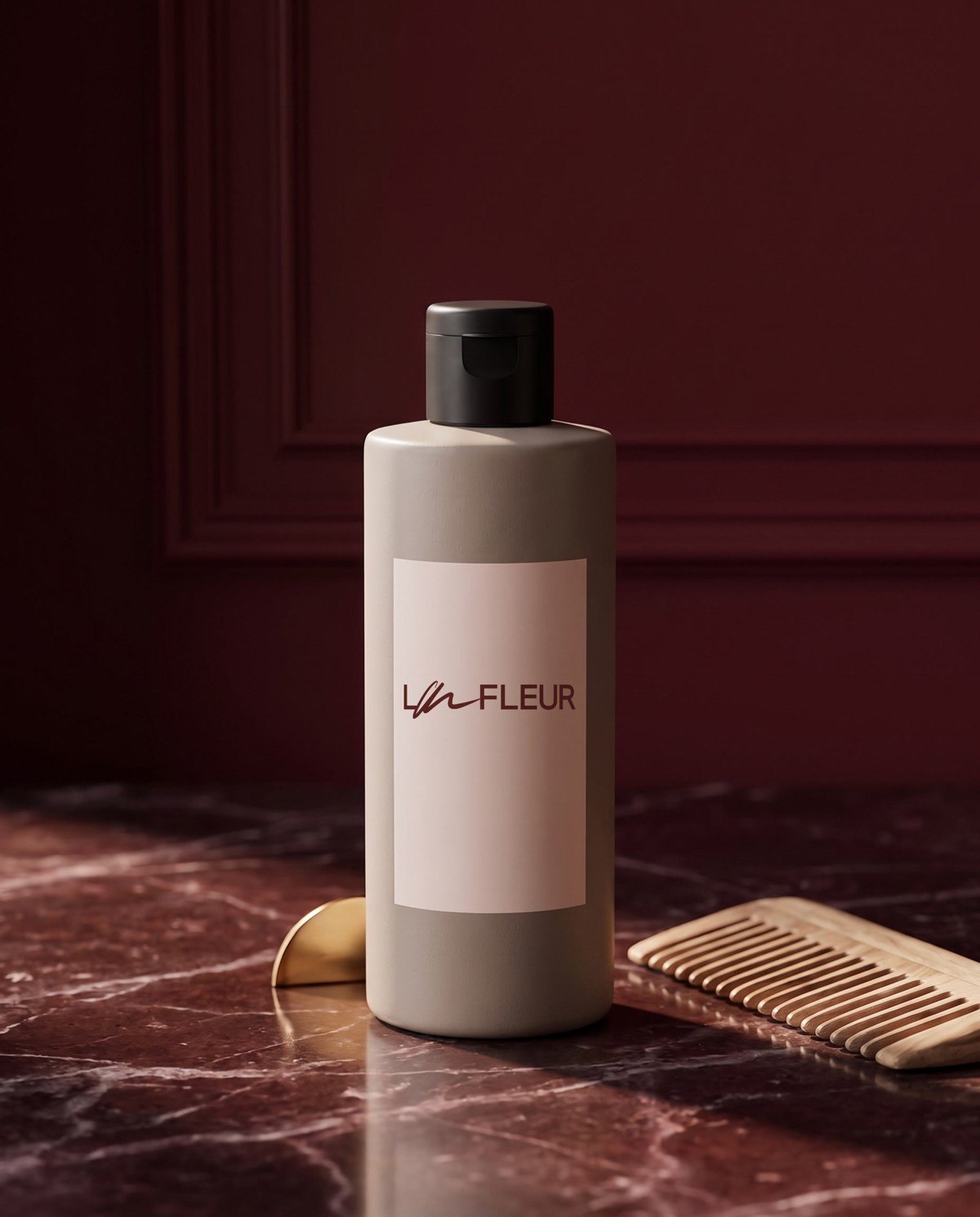 La Fleur Cat Bordeaux Hair