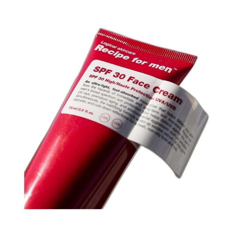 Recipe for Men SPF 30 Face Cream