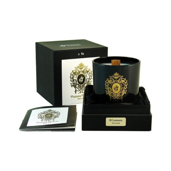 Tiziana Terenzi Al Contrario Candle Black Glass
