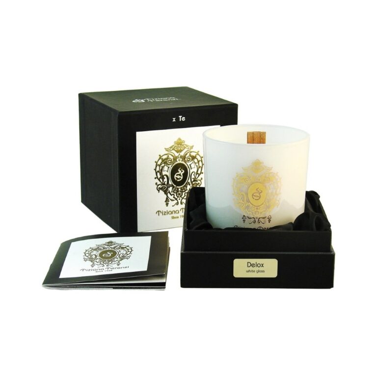 Tiziana Terenzi Delox Candle White Glass