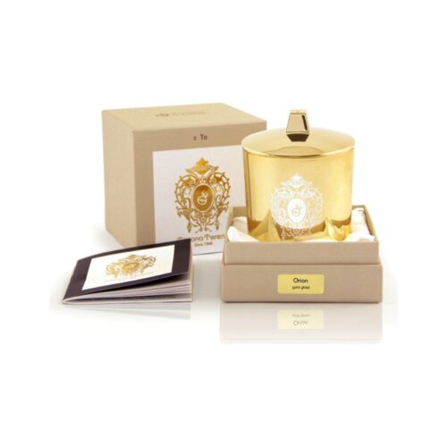 Tiziana Terenzi Orion Candle Gold Glass with Lid