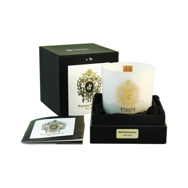 Tiziana Terenzi Mediterranean Candle White Glass
